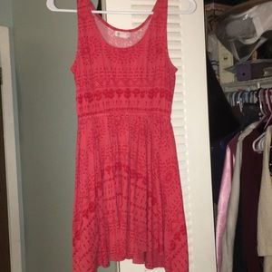 Red/pink Element dress